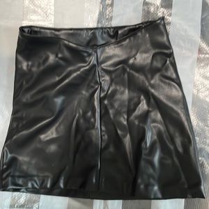 H&M leather mini skirt NWOT
